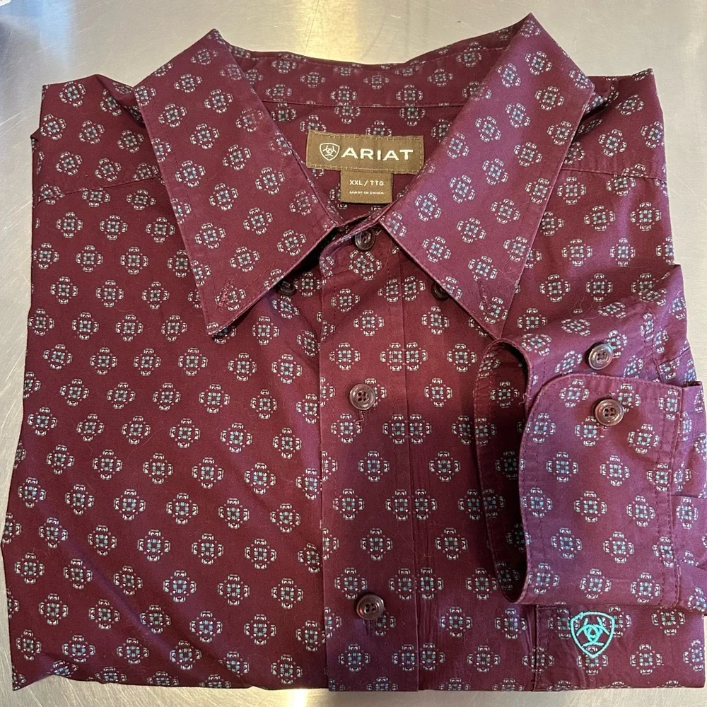 5-Ariat Men’s Long Sleeve Lot - Picture 2 of 5